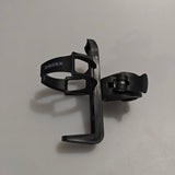 JESRIDER Bicycle Water Bottle Cage - Foldable Design, 360° Rotation, Quick-Release, Black