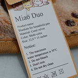 Miao Duo Blankets for household pets , Premium Coral Velvet Blankets for Household Pets - Cozy and Stylish