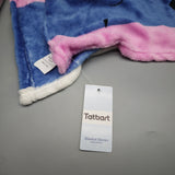 Tattiart Blanket Throw, 100x150cm Soft Polyester Throw Blanket, Multi-Color Design, Lightweight and Cozy for Couch, Bed, or Travel