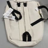 Bevgie Book Bags - White, Polyester, 14-inch, Durable and Stylish for School and Travel