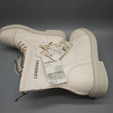 LIOERDIWE Boots – Beige, US Size 5.5, Rubber Sole, Durable & Comfortable Design