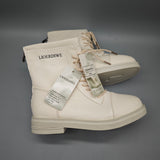 LIOERDIWE Boots – Beige, US Size 5.5, Rubber Sole, Durable & Comfortable Design