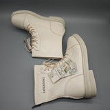 LIOERDIWE Boots – Beige, US Size 5.5, Rubber Sole, Durable & Comfortable Design