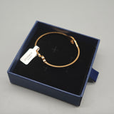 ZIVEMOT Bracelet – Titanium Steel, 18cm Length, 66mm Diameter, Zircon Inlay, Elegant & Fashionable Jewelry for Women