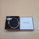 JDveTnd Bracelets, Elegant and Adjustable Titanium Steel Cloud Bangle