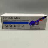 Povasee Max Brushes for Cleaning Bicycle Components, Double-Headed Design, ABS Material, 64g, Blue, Ideal for Chain, Sprocket, and Crankset Maintenance