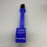 Povasee Max Brushes for Cleaning Bicycle Components, Double-Headed Design, ABS Material, 64g, Blue, Ideal for Chain, Sprocket, and Crankset Maintenance