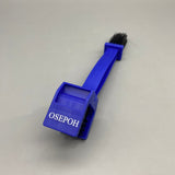 OSEPOH Brushes for cleaning bicycle components, Dual-Head Design for Chain, Flywheel, Crankset Cleaning, 64g Lightweight, ABS Material, Blue