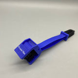 Povasee Max Brushes for Cleaning Bicycle Components, Double-Headed Design, ABS Material, 64g, Blue, Ideal for Chain, Sprocket, and Crankset Maintenance