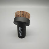 italdos Brushes for vacuum cleaners – 32mm Universal Fit, 115×52mm, 50g, Natural Bristle Round Brush for Corners & Small Surfaces Dust Cleaning