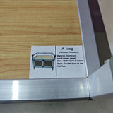 A long Cabinets - Aluminum and MDF Construction - 19.3x13x17.7 Inches - Double Door Design