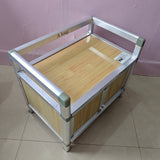 A long Cabinets - Aluminum and MDF Construction - 19.3x13x17.7 Inches - Double Door Design
