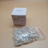 JDveTnd Cabochons, 18mm Clear Glass Cabochons Pieces for DIY Projects 100pcs