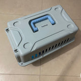Reptibudy Cages for pets, Portable Handheld Design, Durable PP & ABS, 360° Ventilation, Press-Lock Door with Reinforced Iron Gate
