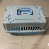 Reptibudy Cages for pets, Portable Handheld Design, Durable PP & ABS, 360° Ventilation, Press-Lock Door with Reinforced Iron Gate