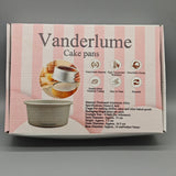Vanderlume Cake Pan, Food-Grade Aluminum Alloy, Nonstick Removable Bottom, Heat-Resistant, Easy to Clean, Ideal for Chiffon & Sponge Cakes
