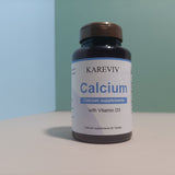 KAREVIV Calcium Supplements with Vitamin D3 - Keep Your Bones Healthy and Strong with Essential Nutrients