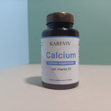 KAREVIV Calcium Supplements with Vitamin D3 - Keep Your Bones Healthy and Strong with Essential Nutrients