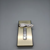 Fort Knight USB Charging Case for E-Cigarettes - Gold Metal Alloy