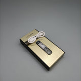 Fort Knight USB Charging Case for E-Cigarettes - Gold Metal Alloy