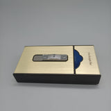 Fort Knight USB Charging Case for E-Cigarettes - Gold Metal Alloy