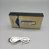 Fort Knight USB Charging Case for E-Cigarettes - Gold Metal Alloy