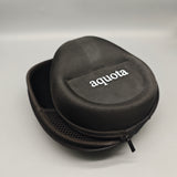 aquota Headphone Case – 900D Nylon, Black, 16x21.5x10cm, Protective Hard Shell for Most Headphones, Durable & Water-Resistant