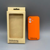 Shiketong Cases for mobile phones for iPhone 11, Orange, Anti-Fingerprint, Skin-Friendly, Soft and Protective