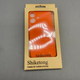 Shiketong Cases for mobile phones for iPhone 11, Orange, Anti-Fingerprint, Skin-Friendly, Soft and Protective