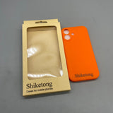 Shiketong Cases for mobile phones for iPhone 11, Orange, Anti-Fingerprint, Skin-Friendly, Soft and Protective