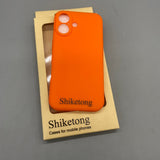 Shiketong Cases for mobile phones for iPhone 11, Orange, Anti-Fingerprint, Skin-Friendly, Soft and Protective