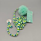 CarOsagarriak Cat Toy – 100cm Elastic Rope with Plush Ball & Bell, Durable ABS Material, Fun Exercise & Entertainment for Cats