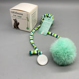 GRMlmosa Cat Toys, ABS Plastic with Bell & Plush, Elastic String 100cm, 8cm Ball Diameter for Cats' Playtime