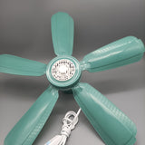FIRHOT Green Ceiling Fan with Hooks - Cooling Home Fans