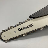 GCAOCHK Chain Saw, 9800W Brushless Motor, Lightweight 1.5kg Design, 4-10 Inch Hardened Chain, High Power & Long Battery Life