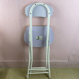 Qyapeixy Chair, Sturdy Metal Frame & Engineered Wood Seat, 12x13x27.6 Inches, 31 lbs, Compact & Space-Saving Design