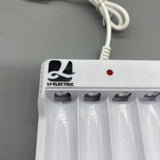 LI-ELECTRIC Chargers for batteries, 4-Slot Smart Charger with LED Indicator, 1.2V 250mA Output, 5V-1A Input, Compact Size 6.5x2x8 cm