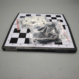 Zhilveron  Chessboard – 22×21.5cm Travel Chess Set, Durable Eco-Friendly Plastic, 300g Lightweight & Foldable International Chess Board