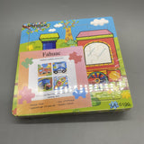 Fahuac Children's Multiple Activity Toys - Wooden Puzzles, 4 Pieces, 15×15×0.6cm