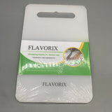 FLAVORIX Chopping Boards for Kitchen Use, Antibacterial & Mold-Resistant, 20×0.8×30cm, Non-Slip, Double-Sided, with Grinding Aid, Easy to Clean, Hanging Design, White