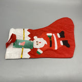 DeNatal Christmas Stockings – Non-Woven Fabric, Plush Design, Single-Pack for Holiday Gift Wrapping, Perfect for Stores, Hotels, and Home Decorations