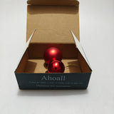 Ahoall Christmas Tree Decorations - Set of 6 Red Ornaments, Each 3-5 cm, Perfect for Festive Displays