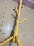 HZMGPCM Clothes Rods - 27.95×16.53 Inches, Natural Color, Strong Load-Bearing, Good Storage Capacity
