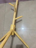 HZMGPCM Clothes Rods - 27.95×16.53 Inches, Natural Color, Strong Load-Bearing, Good Storage Capacity
