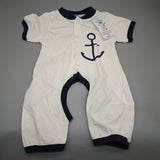 UDU Clothing for babies, toddlers and children, treated with fire and heat retardants, namely, pajamas – Fire-Resistant Cotton Sleepwear for 0-6 Months, Soft & Safe, Multi-Pack (White, Gray, Blue)