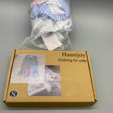 Huumjoy Pet Clothing - Polyester, Blue, Size Small