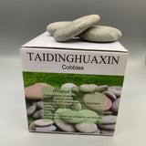 TAIDINGHUAXIN  Cobbles, 8-Piece Set, 7-10cm Smooth Stones for Crafts & Hand-Painting, Perfect for Art Projects and Home Decor, DIY Creative Painting