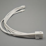 x-enlazar Connector for Electric Lines – 85W Single Port, 170W Dual Port, Pure Copper Conductors, 20cm PVC Insulated, GPU Power Expansion