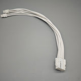 x-enlazar Connector for Electric Lines – 85W Single Port, 170W Dual Port, Pure Copper Conductors, 20cm PVC Insulated, GPU Power Expansion