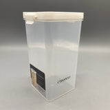 CTIANWXY Containers for household or kitchen use, Airtight PP Material, 9.5x9.5x18cm, White – Perfect for Storing Tea, Nuts, Spices, and Dry Goods
